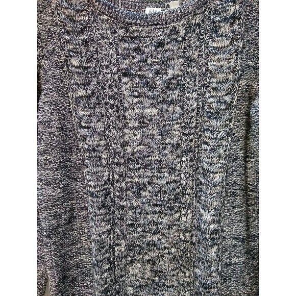 Gap Womens Sweater Small Marled Cable Crew Neck Cotton Pullover - Picture 8 of 8